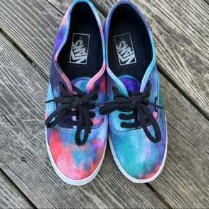 Galaxy Vans women’s size 7